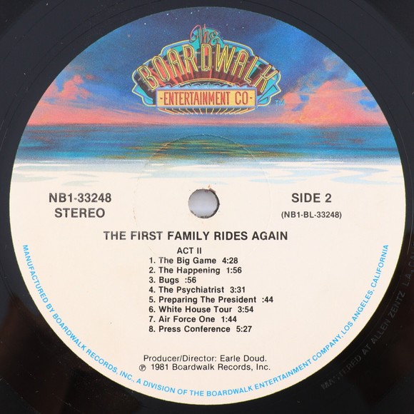 The First Family Rides Again, Rich Little, Earle Doud 12" LP Record NB1-33248 - Picture 10 of 16